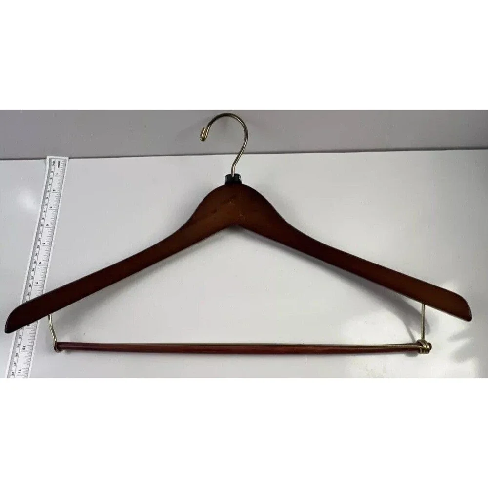Wood Hangers Mixed Lot of 3 Vintage Jacket/Pant/Dress